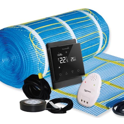 UNDERTILE HEATING - Thermonet 150W/m2 Undertile Heating Kit w/ Thermostat