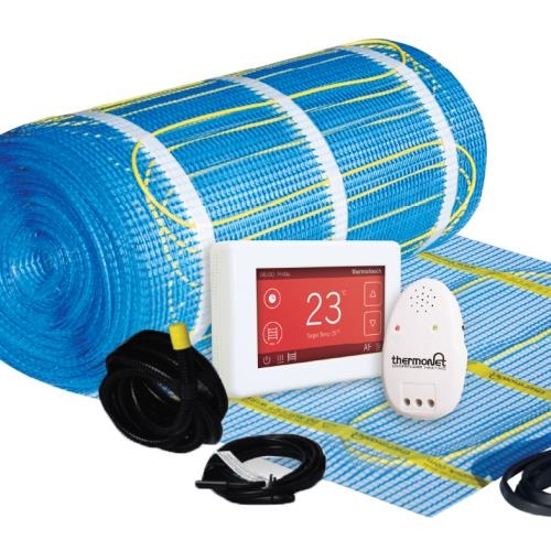 UNDERTILE HEATING - Thermonet 150W/m2 Undertile Heating Kit w/ Dual Controller