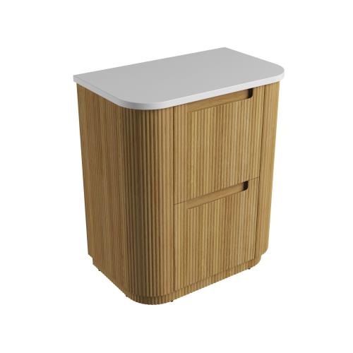 VANITIES - Varcelli Floor Vanity Cabinet w/ Premium Stone Top