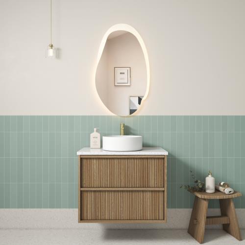 VANITIES - Venetta Fluted Framed Vanity Range - 900mm