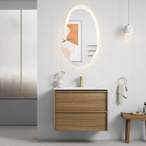 VANITIES - Venetta Framed Wall Hung Vanity - 750mm