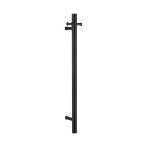 ACCESSORIES - Vertical Heated Towel Rail - Black (Matt)