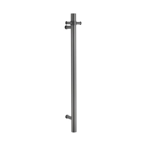 ACCESSORIES - Vertical Heated Towel Rail - Gun Metal Grey