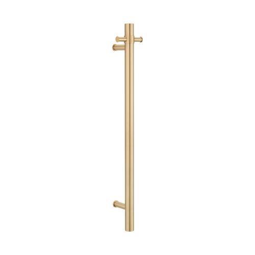 ACCESSORIES - Vertical Heated Towel Rail - Brushed Gold