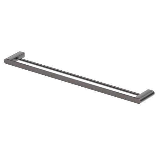 ACCESSORIES - Supra Double Towel Rail - Gun Metal Grey